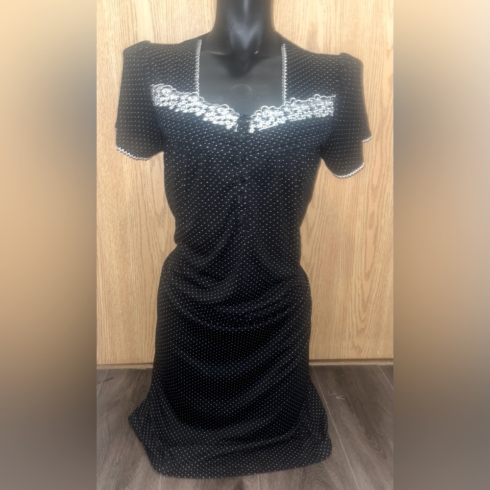 Polka dot Courtney love nightgown dress